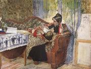 Carl Larsson A Mother-s Thoughts china oil painting artist